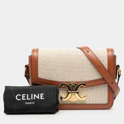 Pre Owned حقيبة سيليين تريومف كروس بودي طراز للمراهقين قماش وجلد العجل بني