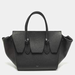 مملوكة مسبقًا Celine Tie Mini Black Leather Tote