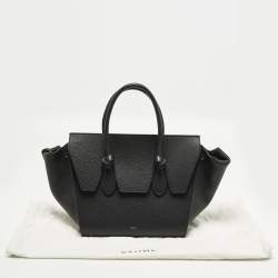 مملوكة مسبقًا Celine Tie Mini Black Leather Tote