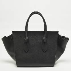 مملوكة مسبقًا Celine Tie Mini Black Leather Tote