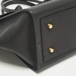 مملوكة مسبقًا Celine Tie Mini Black Leather Tote