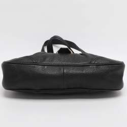 Pre Owned Celine Black Leather Shoulder Bag