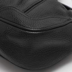 Pre Owned Celine Black Leather Shoulder Bag