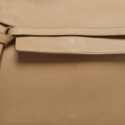 Pre Owned حقيبة سيلين بيلت يد علوية جلد بيج