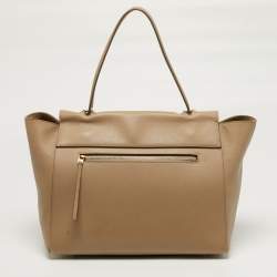 Pre Owned حقيبة سيلين بيلت يد علوية جلد بيج