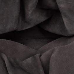 Pre Owned Celine Black Leather Open Triangle Sac Handbag