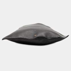 Pre Owned Celine Black Leather Open Triangle Sac Handbag