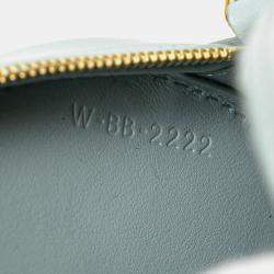 Pre Owned Celine Blue Small Calfskin Cuir Triomphe Oval Crossbody