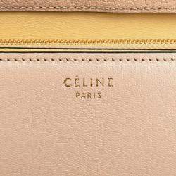 Pre Owned حقيبة سيلين كلاسيكية صندوقية جلد عجل وردي متوسط