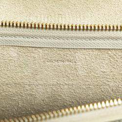 مملوكة مسبقًا Celine White Nano Grained Calfskin Belt Bag