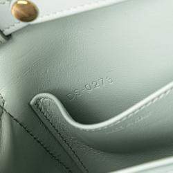 Pre Owned Celine Blue Mini Calfskin Claude Crossbody