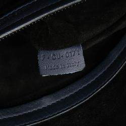 Pre Owned Celine Blue Large Grained Calfskin Phantom Luggage Tote