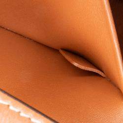 Pre Owned Celine White Triomphe Coated Canvas Claude Shoulder Bag