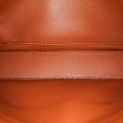 مملوكة مسبقًا Celine Brown Triomphe Coated Canvas Triomphe Chain Shoulder Bag