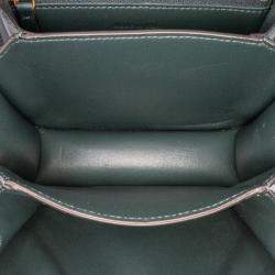 Pre Owned Celine Green Small Calfskin Classic Box