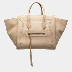 Pre Owned حقيبة يد توتس سيلين فانتوم لاجيدج جلد بني متوسط الحجم