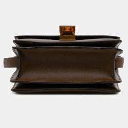 مملوكة مسبقًا Celine Brown Small Calfskin Classic Box