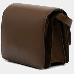 مملوكة مسبقًا Celine Brown Small Calfskin Classic Box