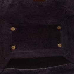 Pre Owned Celine Black Mini Grained Calfskin Belt Satchel