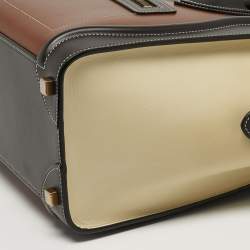 Pre Owned Celine Luggage Micro Tricolor Leather Tote