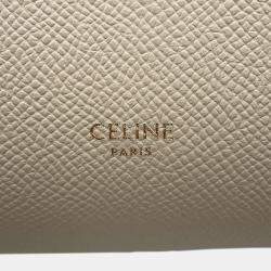 Pre Owned Celine Belt Bag Cream Leather Size Nano