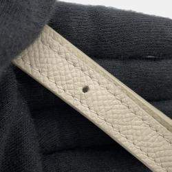 Pre Owned Celine Belt Bag Cream Leather Size Nano