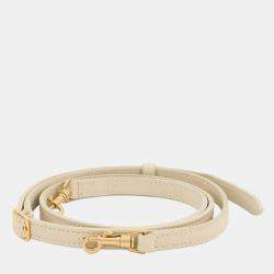 Pre Owned Celine Belt Bag Cream Leather Size Nano