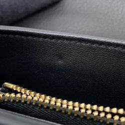 مملوكة مسبقًا حقيبة كتف سيلين نينو تين جلد عجل أسود