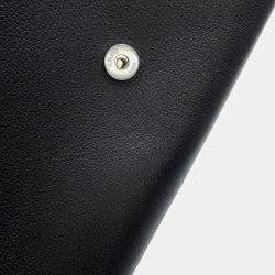 Pre Owned Celine Victoire Chain Shoulder Bag Black Calf Leather Size Medium