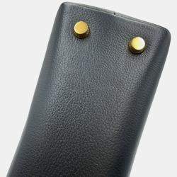 Pre Owned حقيبة يد سيلين تين نينو بطريقتين جلد عجل أسود