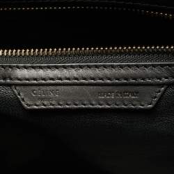 مملوكة مسبقًا Celine Luggage Mini Black/Green Leather and Python Tote