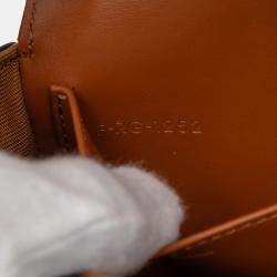 Pre Owned حقيبة كروس سيلين ميني قماش مغلف تريومف بني تريومف