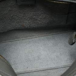 Pre Owned Celine Luggage Nano Grey Leather Tote