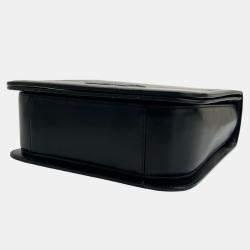 مملوكة مسبقًا Celine Black Calfskin Triomphe Top Handle Bag