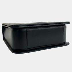 مملوكة مسبقًا Celine Black Calfskin Triomphe Top Handle Bag