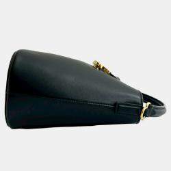 Pre Owned Celine Black Small Smooth Calfskin Louise Bucket Bag