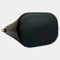 Pre Owned Celine Black Small Smooth Calfskin Louise Bucket Bag