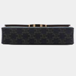 Pre Owned حقيبة سيليين تريومف صندوق قماش مغلف بني بمقبض علوي