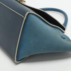مملوكة مسبقًا Celine Trapeze Small Tricolor Leather Top Handle Bag
