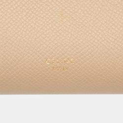 Pre Owned Celine Brown Mini Grained Calfskin Belt Bag