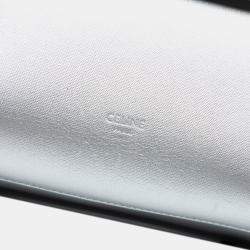 Pre Owned Celine Silver Nano Laminated Calfskin Belt Bag