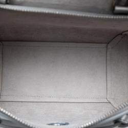 Pre Owned Celine Silver Nano Laminated Calfskin Belt Bag