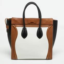 Pre Owned حقيبة يد سيلين لاغيدج جلد متعددة الألوان