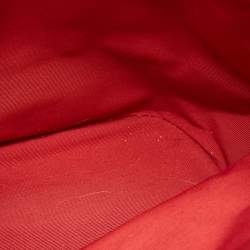 Pre Owned Celine Red Quilted Leather Drawstring Backpack