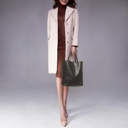 Pre Owned حقيبة يد توتس سيلين سمول بك جلد أسود