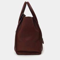 Pre Owned حقيبة يد توتس سيلين لاغيدغ جلد عجل ناعم خمري صغيرة