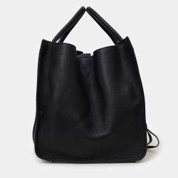 مملوكة مسبقًا حقيبة يد سيلين فانتوم لاجدج جلد أسود متوسطة