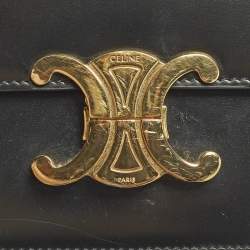 Pre Owned حقيبة كتف سيلين تريونف تين جلد أخضر فستقي