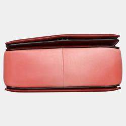 مملوكة مسبقًا حقيبة كتف سيلين فريم زهري زهري متوسطة