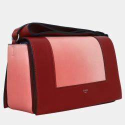 مملوكة مسبقًا حقيبة كتف سيلين فريم زهري زهري متوسطة